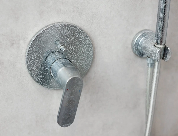 Trace de calcaire sur douche GROUPE LAUGIL